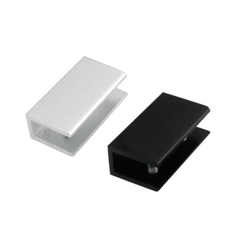 2 Stück Glasregalhalterungen Heimmöbelbeschläge Glasbefestigungsklammern Beschläge für Badezimmer Wohnzimmer