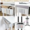 Desk Mount Under-desk Laptop Tray No Drill Clamp on Desk Shelf Hanging Desk Organizer  Office
