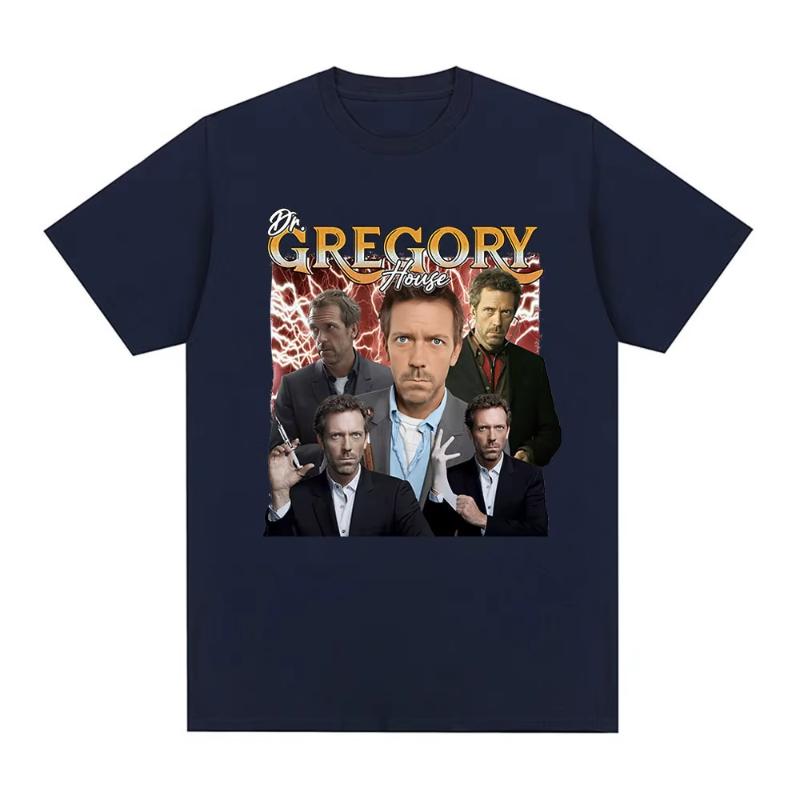 Dr Gregory House Md Funny Meme Graphic T Shirt Fashion Loose Short Sleeve T Shirts Unisex Women Clothing Cotton Oversized Tshirts