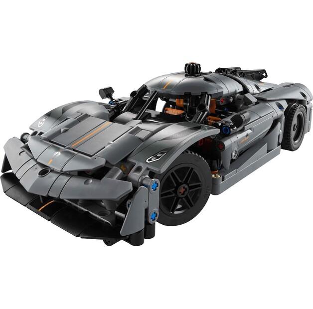 LEGO Technic 42173 Grauer Hypercar Koenigsegg Jesko Absolut