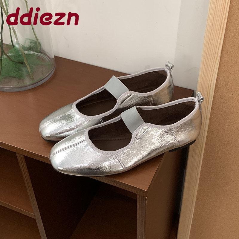 Fashion 2025 New Fashion Shallow Women Ballet Flats Shoes Spring Autumn Female Slip On Footwear Mary Janes Flats Shoes For Ladies