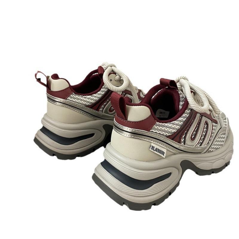 Sneakers Women Shoes  New Pattern chunky sneakers Shoe Casual Woman Sport Shoes Flat Lace-Up Adult Zapatillas Mujer