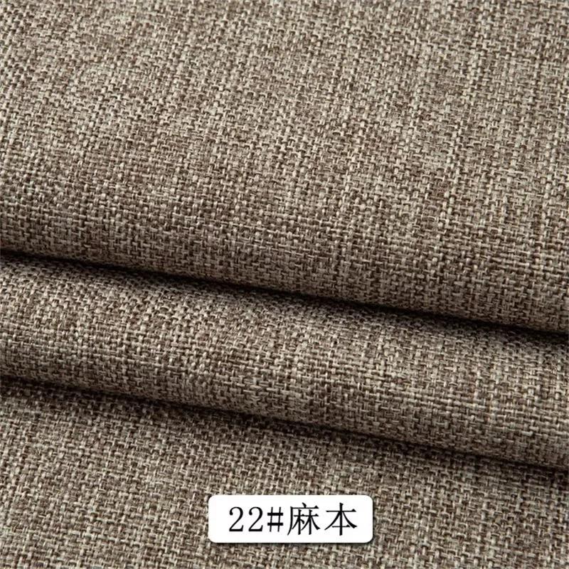 Cotton Linen Style Sofa Fabric By Meters for Upholstery Tablecloth Bag Curtain Pillowcase Diy Sewing Thick Wearable Cloth Plain