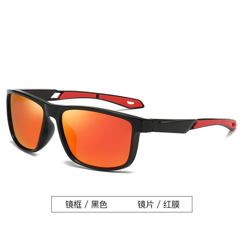 Venkovní polarizační sluneční brýle, pánské sportovní fotosenzitivní sluneční brýle s měnícími se barvami, cyklistické brýle se čtvercovým rámem 3235