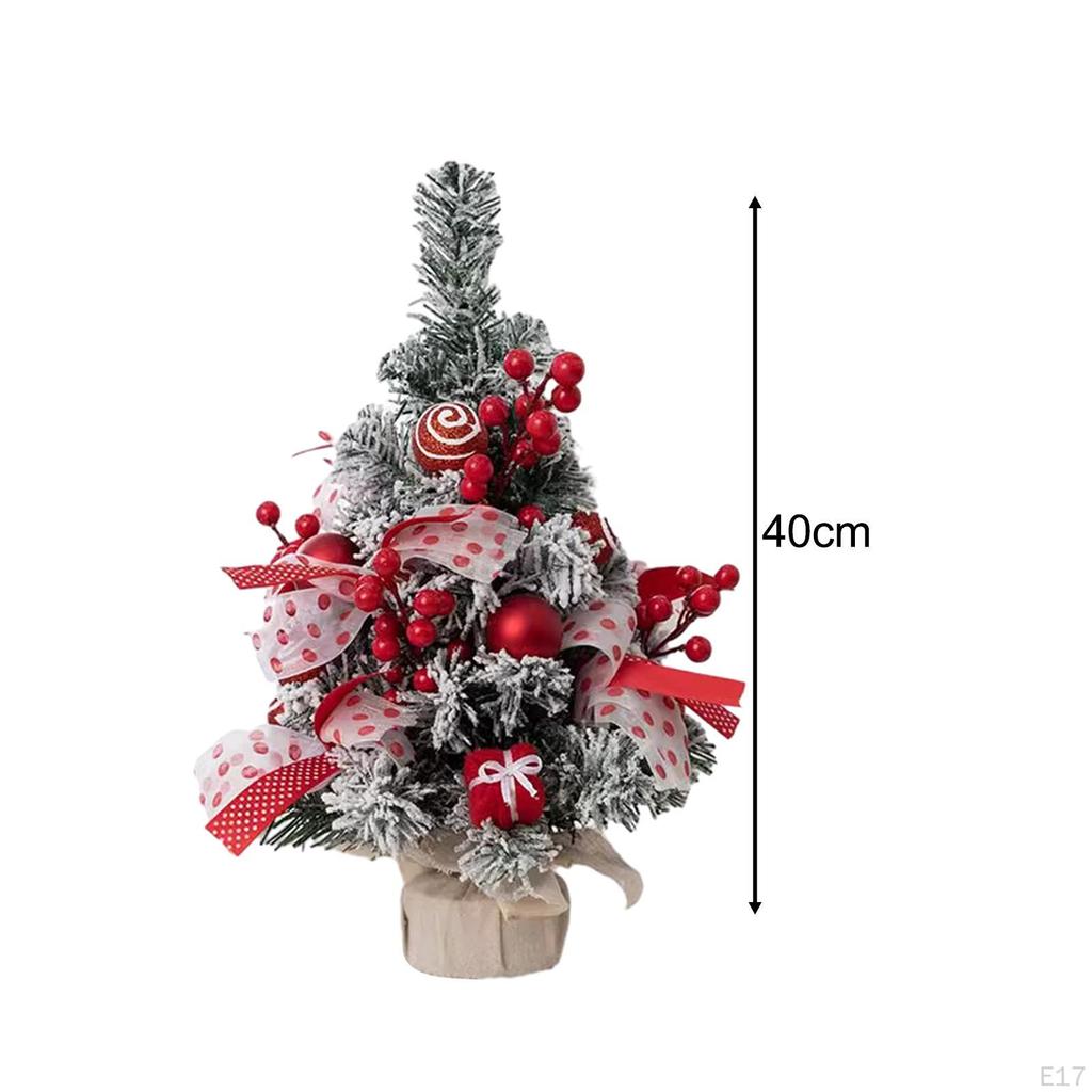 Artificial Christmas Tree Xmas Gifts DIY Desktop Decorations for Dining Table