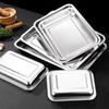 Thickened Stainless Steel Square Tray
