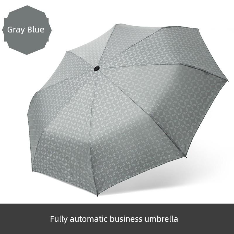 Paradise Umbrella Automatic Men's and Women's Three Folding Umbrella Self-Opening Self-Collection Simple Business One-Click Opening and Closing