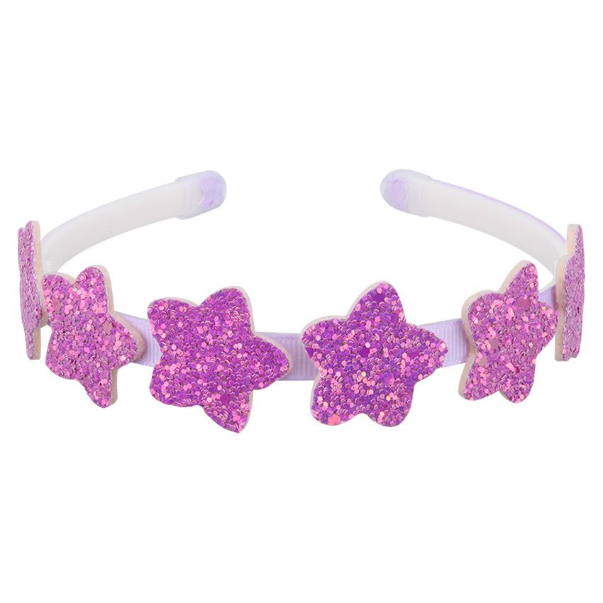 2025 Spring New Baby Headband, Gradient Sequin Star Cute Hair Accessory, Hair-Friendly Non-Slip Hoop, Perfect for Little Girls