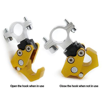 Motorcycle Helmet Storage Hook Luggage Bag Hanger Hook Holder Aluminum Alloy For Electric Motorcycle Bike Bicycle Scooter