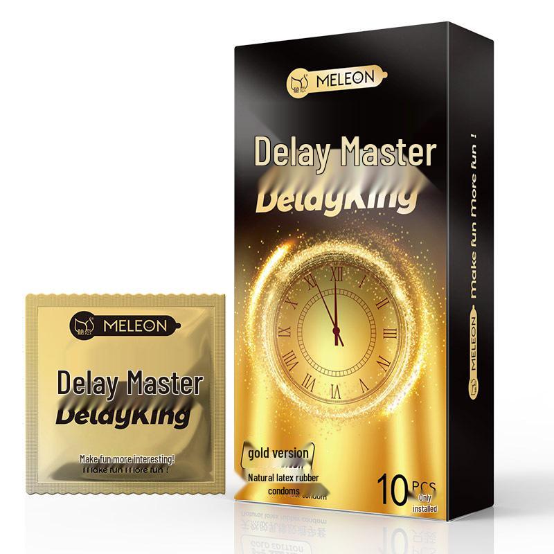 Secret Love King Delay Condoms: Long-Lasting, Ribbed, Cat Tongue Texture, Large Particles, Adult Products.