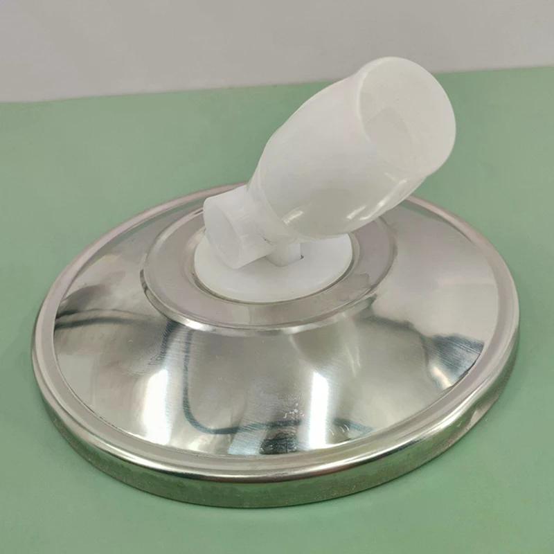 Testa di Ricambio per Mocio Rotante Universale in Acciaio Inossidabile da 16 cm Accessori per Mocio Telescopico in Plastica per Uso Domestico