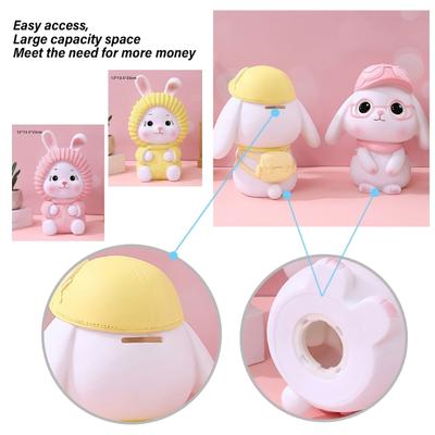 Kreative Hübsche Hasen Spardosen Für Kinder Niedliches Cartoon Tier Bruchfest Münzsammler Sparschwein Schreibtisch Ornament