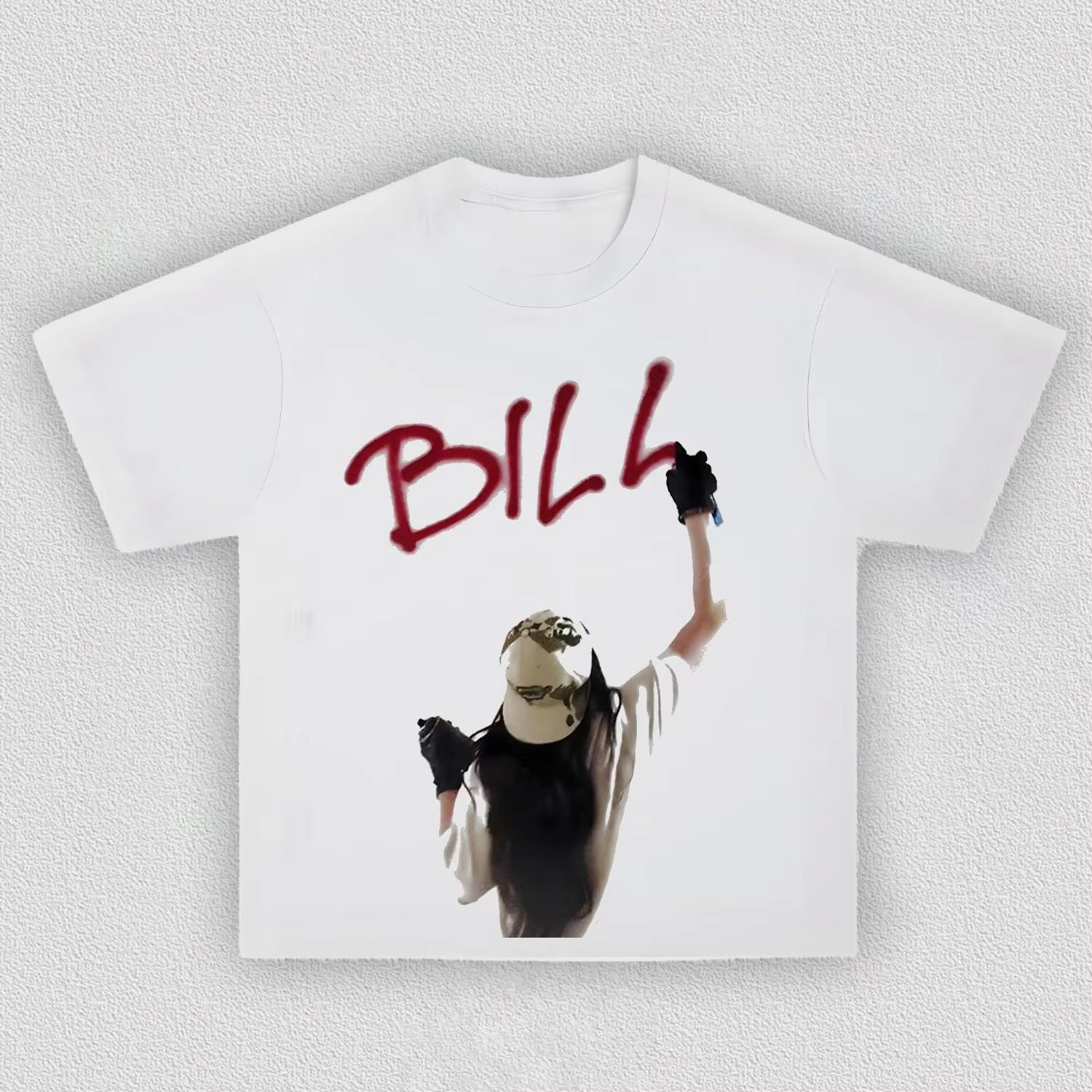 

Новая хлопковая футболка Billie Eilish с графикой в стиле Y2k 2026 Новая с коротким рукавом Унисекс ЖЕНСКАЯ Мода Хип-хоп 2026 Летняя футболка Подарки для фанатов S