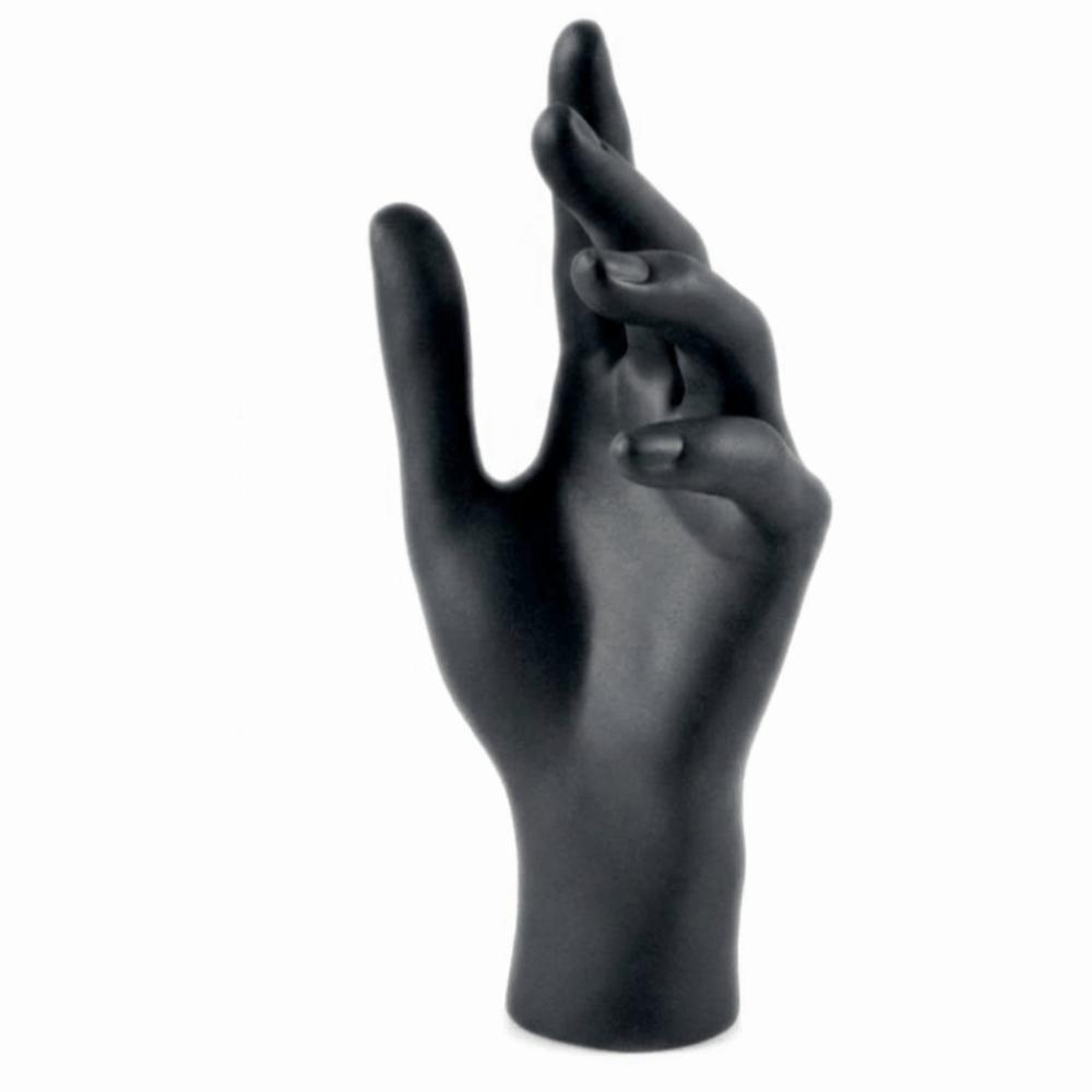 Miniatures Hand Model Versatile Ring Stand Art Supply Jewelry Display Stand  Photo Ring black left