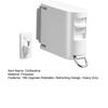 4.2M Wall Mount Retractable Clothesline 180 Degrees Rotatable Folding Invisible