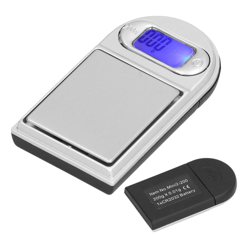 200g0.01g Jewelry Scale 4 Units Conversion Mini Scale with LCD Display for Food Jewelry Medicine