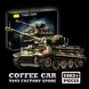 Non-Toxic Military Building Blocks 1:28 Tank Assembly Model Germany Panzer Moc Bricks Wwii Army Armored Vehicle Stem Toys Christmas Gifts