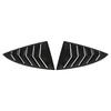 Rear Car Window Shutter Cover for Tesla Model 3 2017- Louver Side Vent Trim Triangle Accessorie