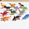 12 Pcs/Set Mini Dinosaur Model Ornaments Plastic Figures Kids Cognitive Toys DIY Decoration