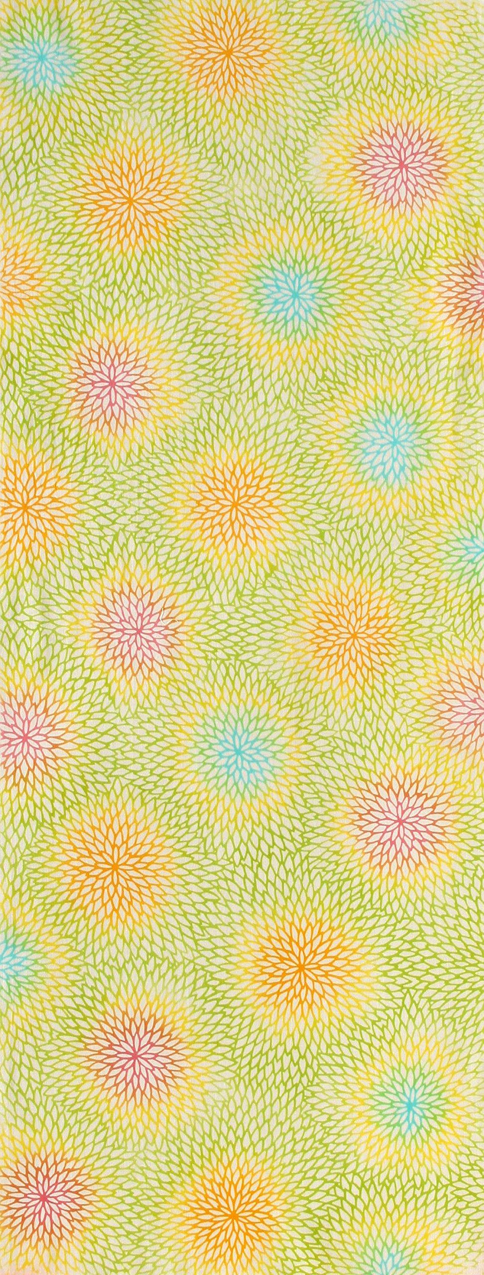 

Вабунка Тэнугуи Ручная Хризантема 33 x 90 Посоги-дзомэ (Чу-сэн) Полотенце, Танец, см, TE-256