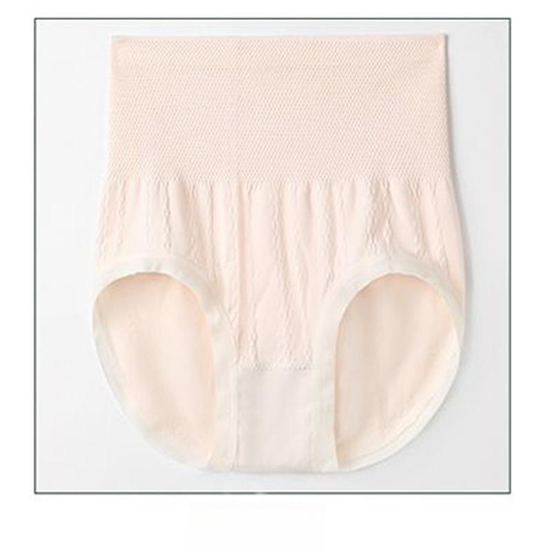 1Pc High-Waisted, Tummy-Control, Hip-Lifting, Shaping Cotton Briefs, Plus Size, Seamless Women's Underwear