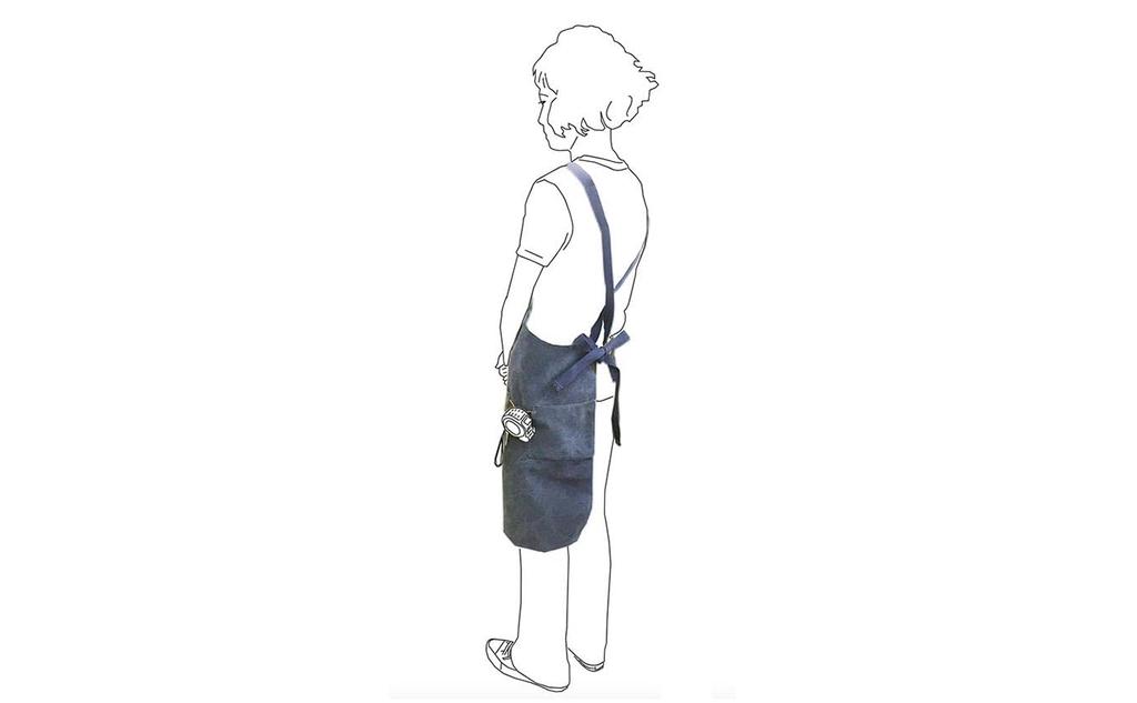 Work Free Size [Woodwork Center] Apron, Navy,