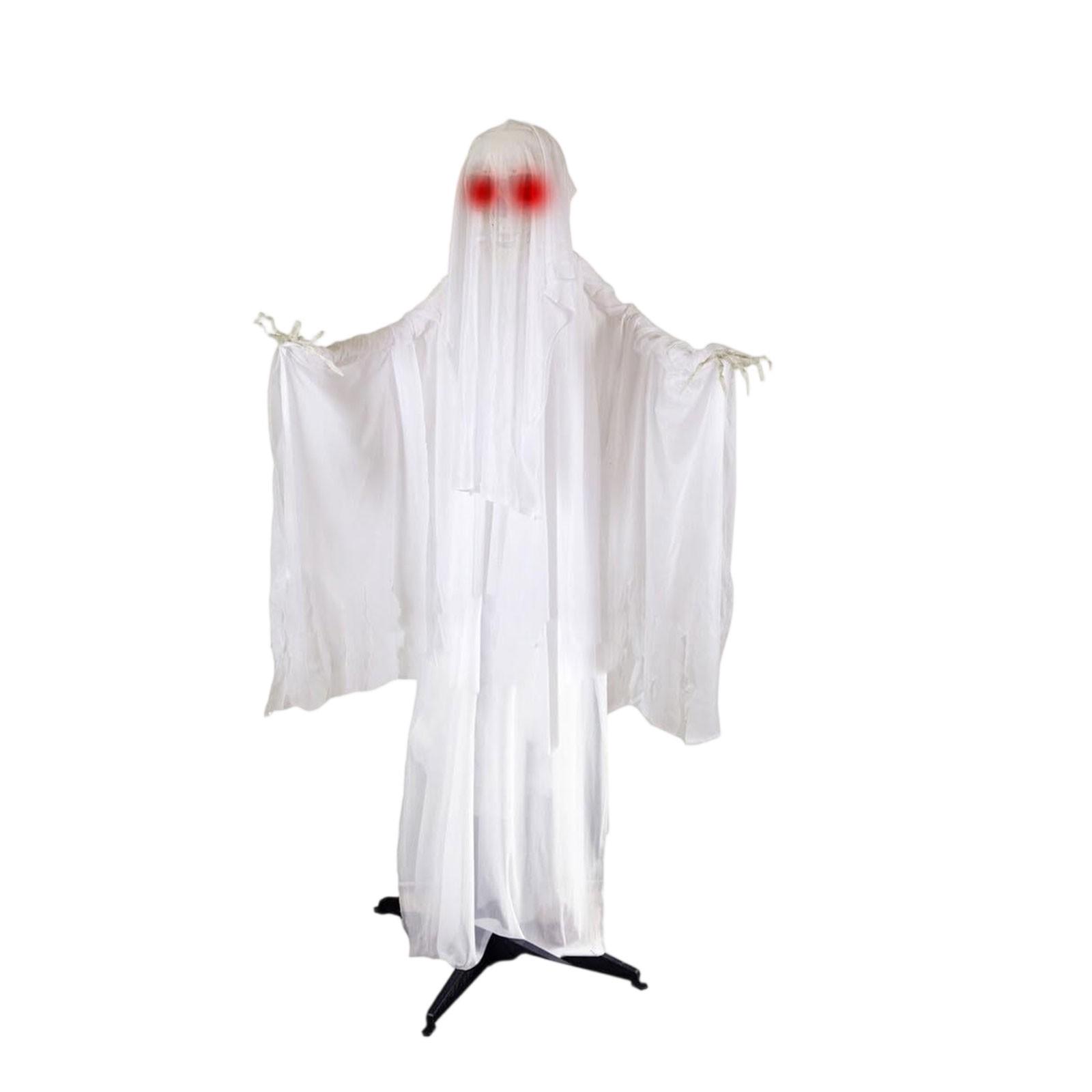 

Хэллоуинский светящийся стоящий и качающийся призрак с голосовым управлением One Size