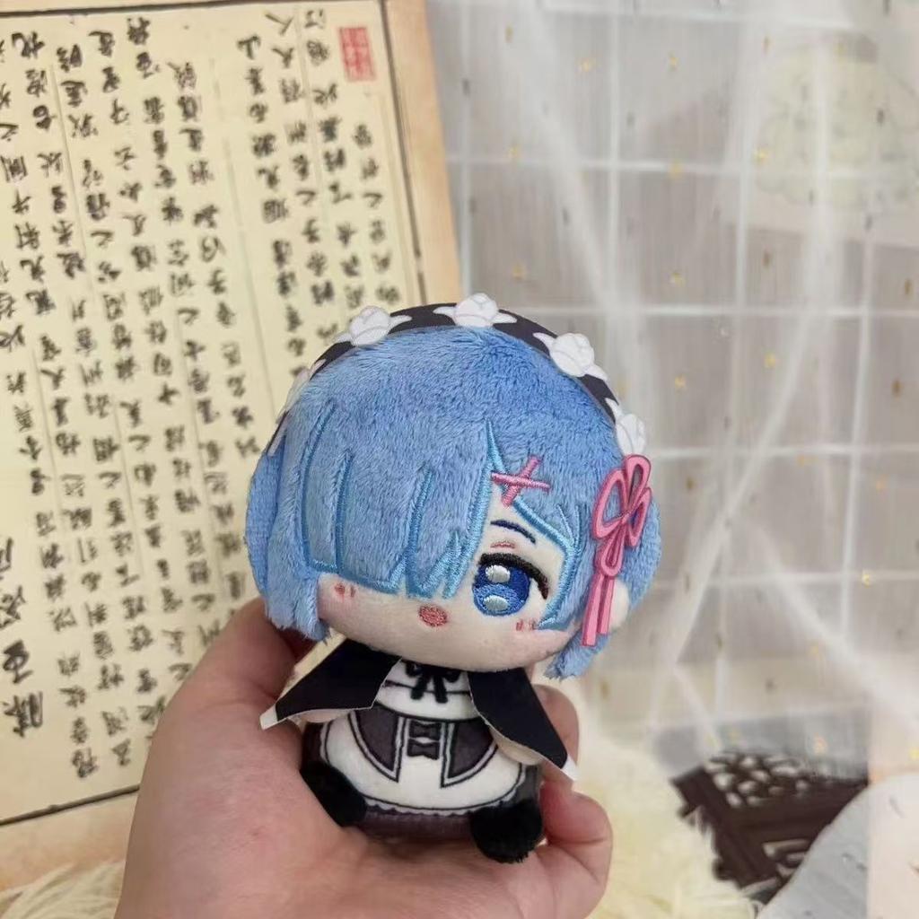 10cm Anime Re:ZERO Starting Life in Another World Cosplay Plush Doll Pendant Rem Stuffed Toy Birthday Gift
