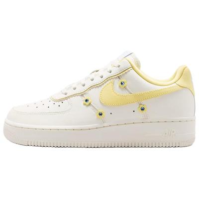 Air Force 1 07 LX Pohodlné Měkké Prodyšné Tenisky Dámské tenisky Bílá Žlutá IW2348170