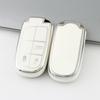 2/3/5 Buttons Silver Edge For Jeep Grand Cherokee Renegade Chrysler 300 Dodge RAM Challenger Journey Car Remote Key Case Cover Accessories