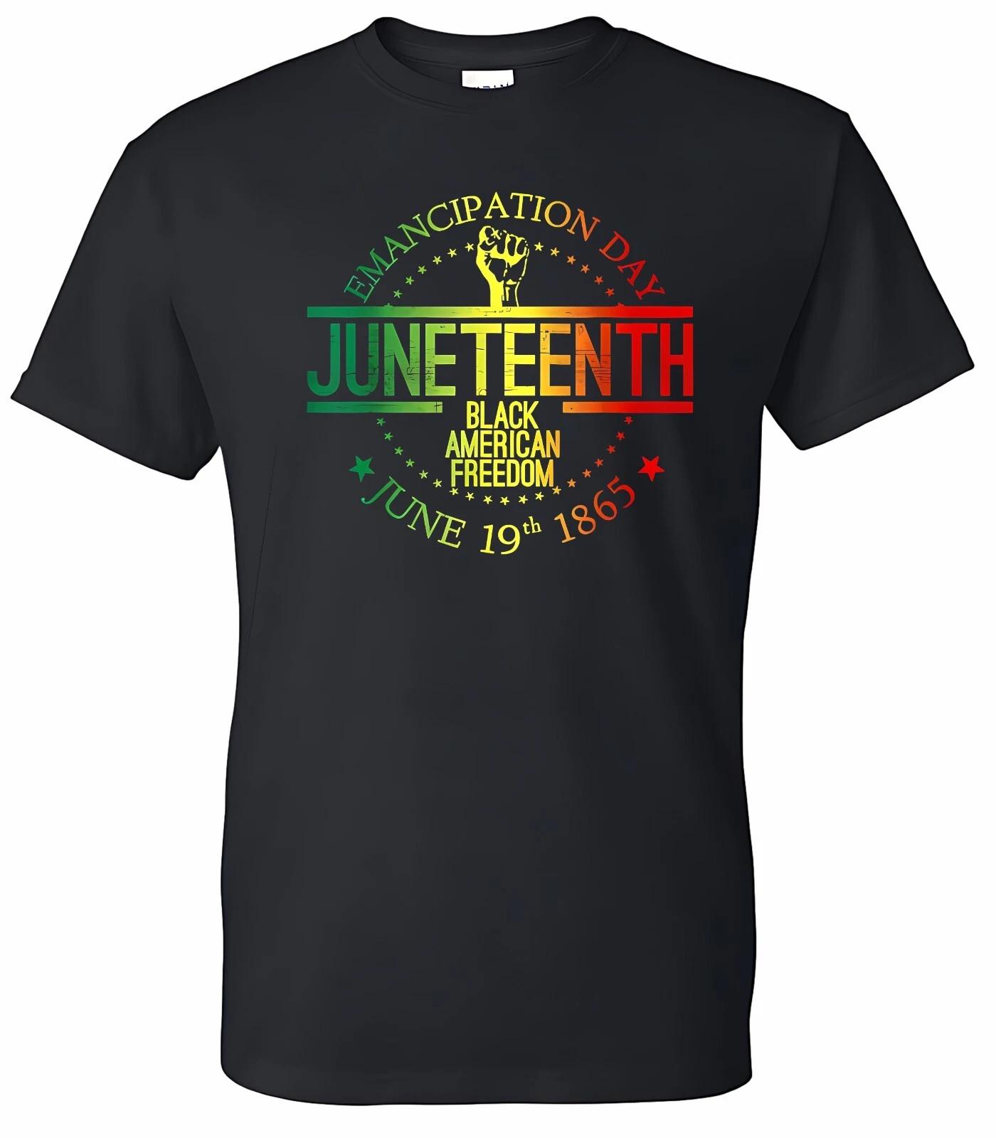 1865 Juneteenth Celebrate Black History Month African Pride T-Shirt 4XL