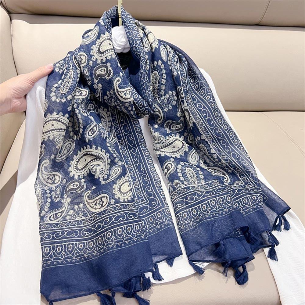 Vintage Long Soft Shawls National Style Travel Scarves Fashion Bufandas  Winter Warm