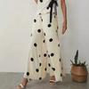 2025 Polka Dot High Waist Wide Leg Trousers - Versatile for Spring, Autumn, and Summer