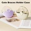 Mini Magnetic Dental Retainer Case Portable Dustproof Braces Box Sealed Mouthguard Case For Teeth Travel False Denture Box