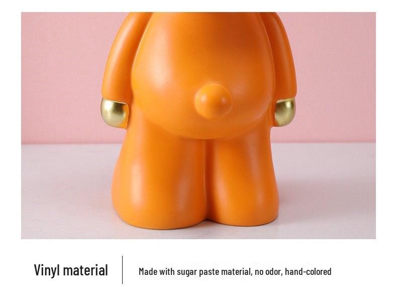 Luxury Large Capacity Bear Piggy Bank for Kids - Decorative Living Room Ornament