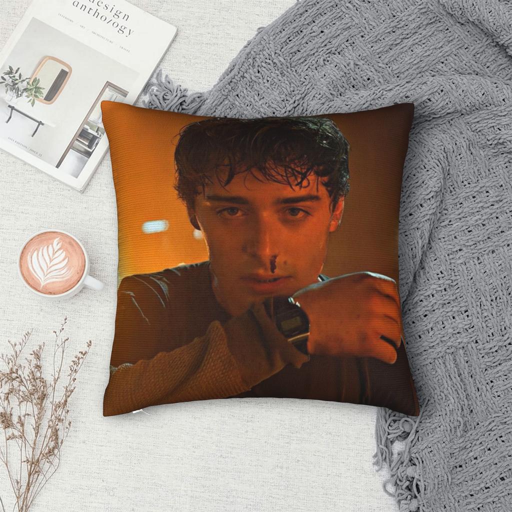 Federe Cuscino Will Byers Merch Copricuscino Morbido Copricuscino da Lancio Decorazione Soggiorno con Cerniera Multimisura