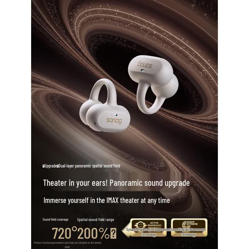 SANAG Z50 Ultra Ear-Clip Bluetooth Earphones
