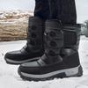 36-46 Winter Men's Plus Velvet High-top Outdoor Shoes Women's Large Size Hiking Shoes Plus Fur Warm Hiking Boots