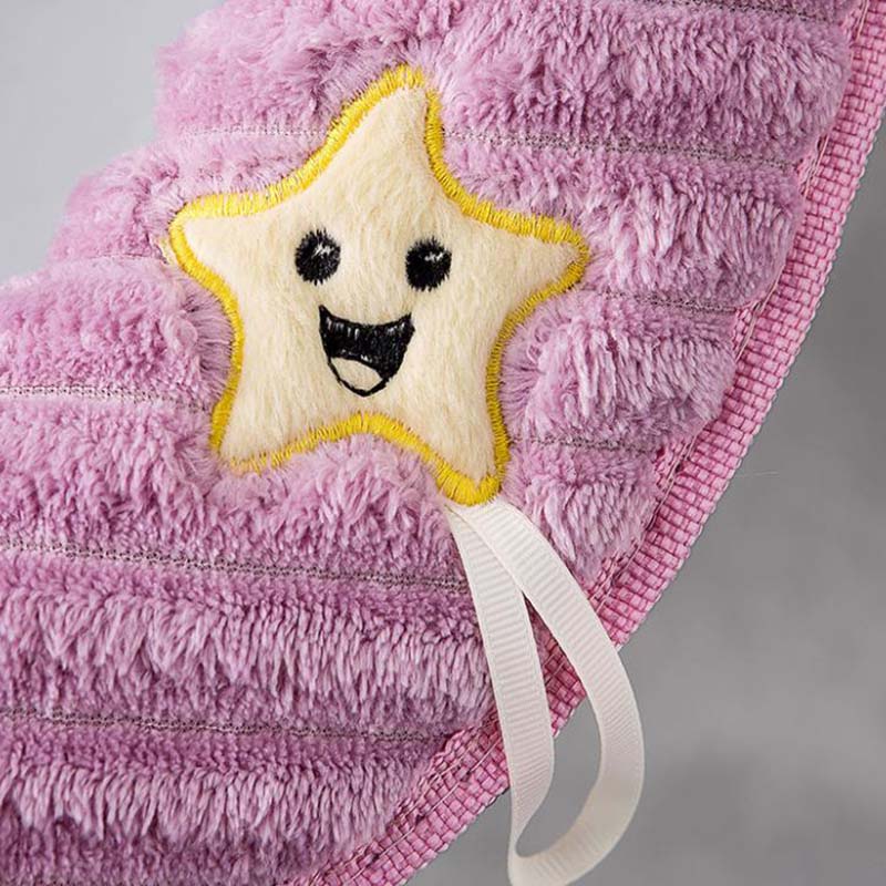 Househole Toilet Seat Cushion Bathroom Lavatory Waterproof Zipper Toilet Seat Cover Cartoon Washable Cushion Pads Handle Winter Warmer Cloth Toilet