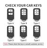 xzlbn8 Alloy Leather Car Smart Remote Key Cover Shell Protector Key Bag Auto Accessories For Honda Vezel City Civic Jazz BRV BR-V HRV