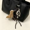 Yogodlns Cute Snow Boots Phone Bag Pendant Chain Accessories Aesthetic Shoes Heart Shape Decoration Charm Keychain Gift
