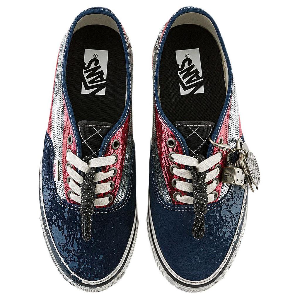 Vans Authentische Premium La Habana - Rote Marine Unisex Sneaker Schwarz VN000DB8Z11