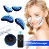 Elektrisches EMS Gesichts-Massagegerät Mini Gesichts-Massagegerät Gesichts-Lifting-Massagegerät Anti-Falten Entfernung von Gesichtsfalten Gesichtsmuskel-Stimulator