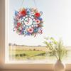 Acrylic Special Shape Wreath Diamond Painting Wreath Clock 5D Diamond Painting Clock Art Craft Diamond Painting Hanging Clock