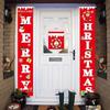 Christmas Decorations For House Hanging Christmas Ornaments Merry Christmas Veranda Sign Decorative Door Banner