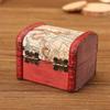 Chinesische Retro 8cm Holzschmuckschatulle - Vintage Klassisch Antik Kleine Schachtel