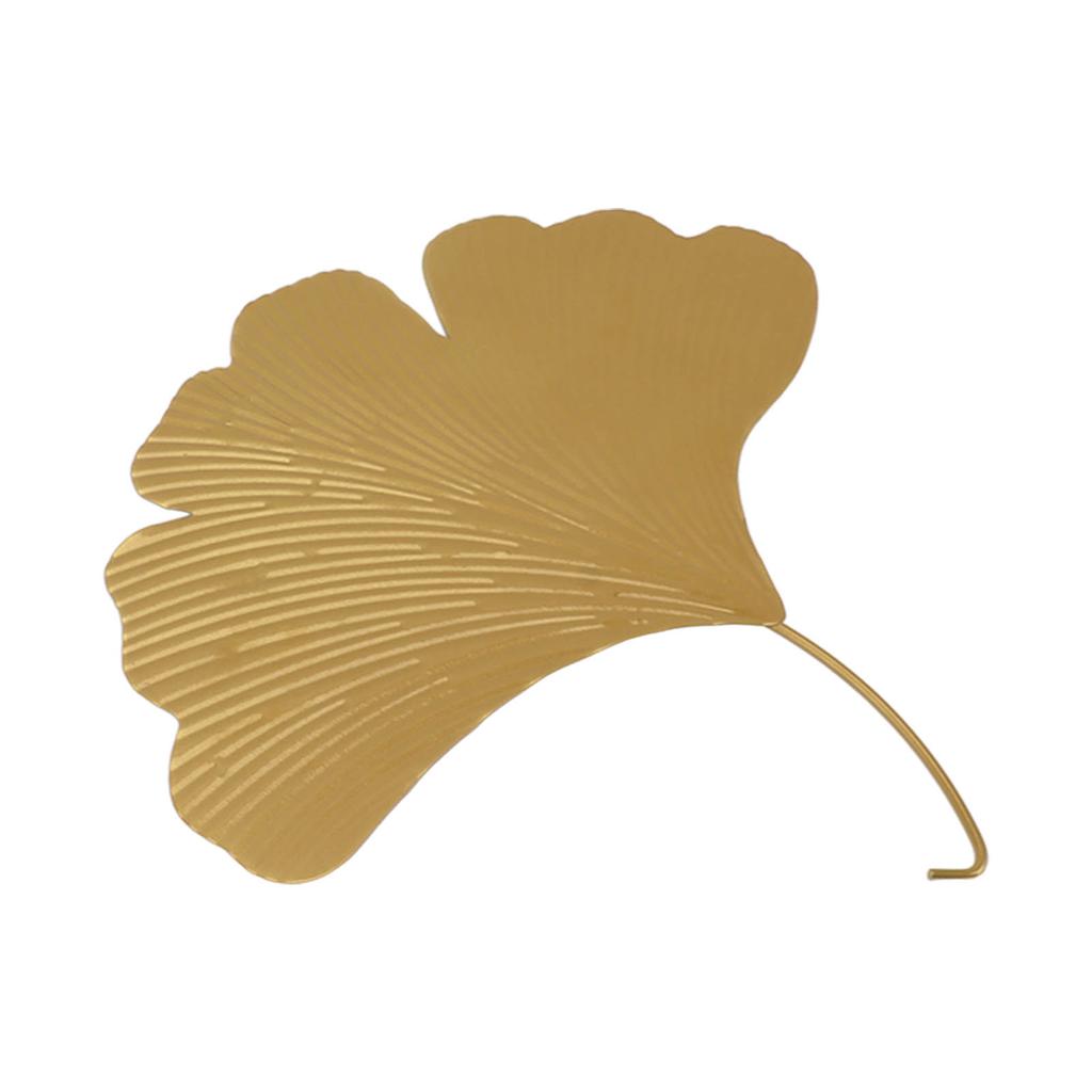 Ginkgo Biloba Hanging Decorations DIY Elegant Modern Fadeless Iron Metal Ginkgo Biloba Wall Art for
