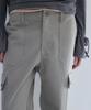 OURO Washed Cargo Pants [ Khaki ]