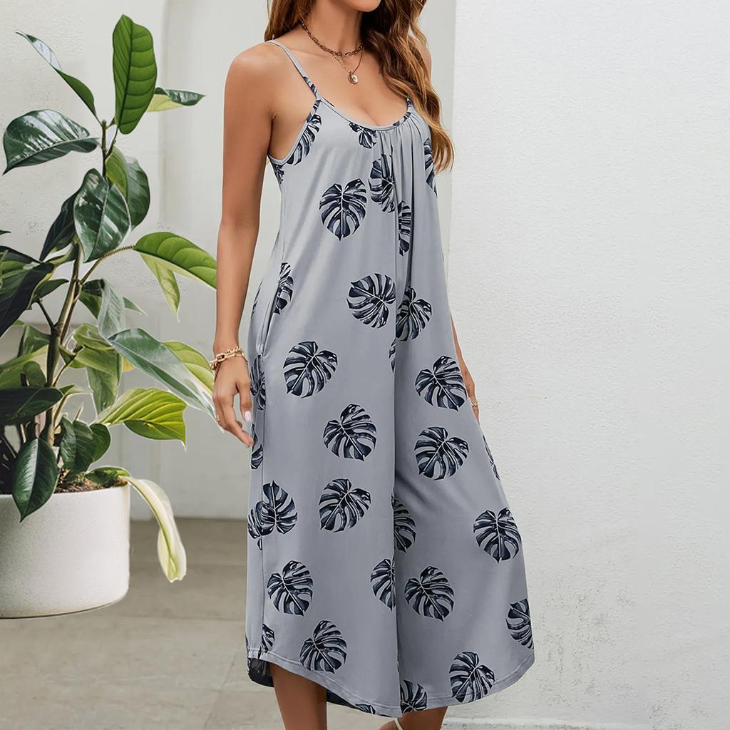 BITCED Abiti Casual Senza Maniche con Scollo a V per Estate e Primavera