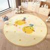 Fluffy Soft Lounge Floor Mat Animal Patterns Rugs for Bedroom Thick Plush Living Room Decoration Round Carpet Washable Study Rug
